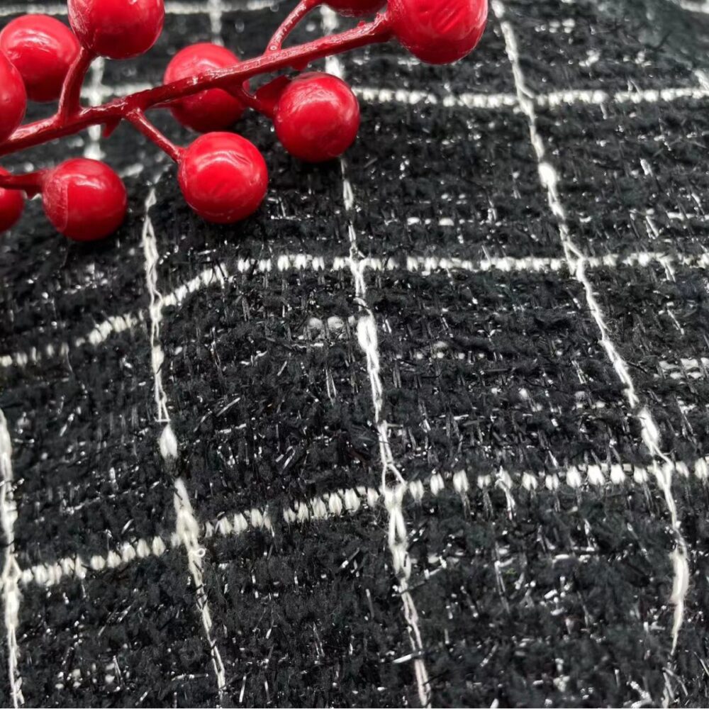 Woolen plaid fabric - Image 5