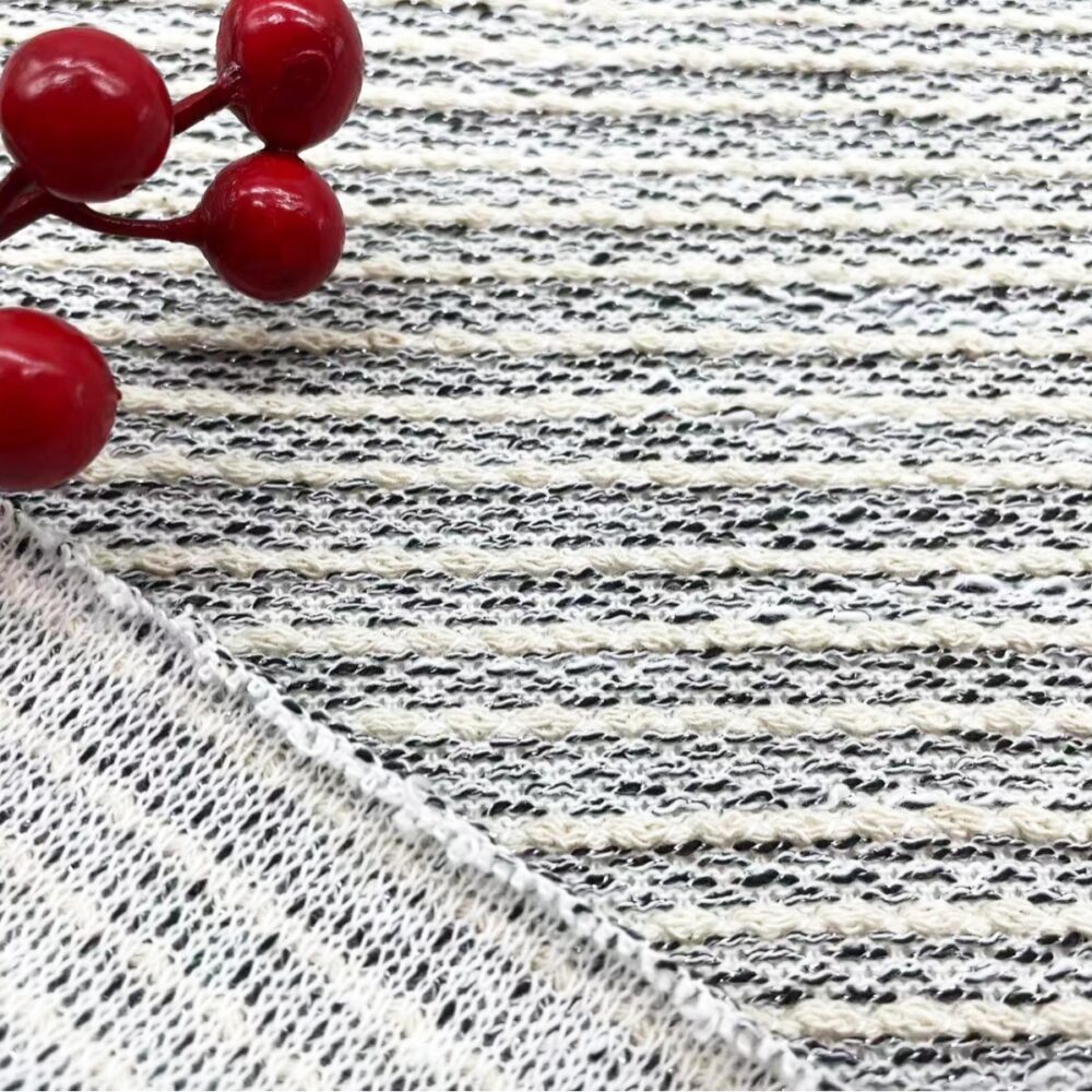 Twisted silver terry cloth - Image 3