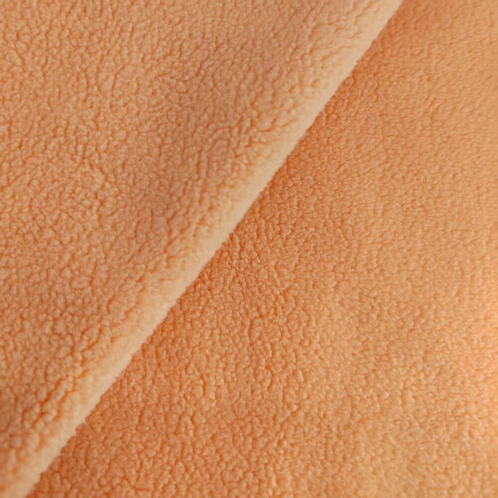 Double sided fleece warm clothing for autumn and winter, knitted fabric factory, straight hair - Image 5
