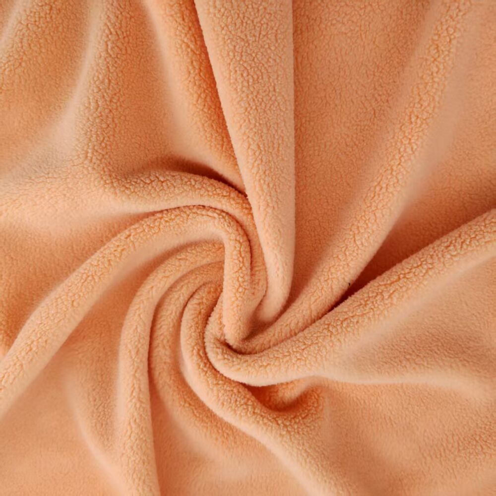 Double sided fleece warm clothing for autumn and winter, knitted fabric factory, straight hair - Image 2