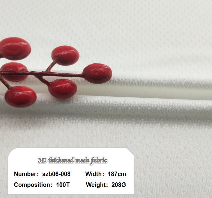 立体加厚网眼布